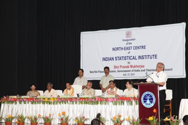 ISI North-East Centre inauguration. Temporary Centre located within Tezpur University campus