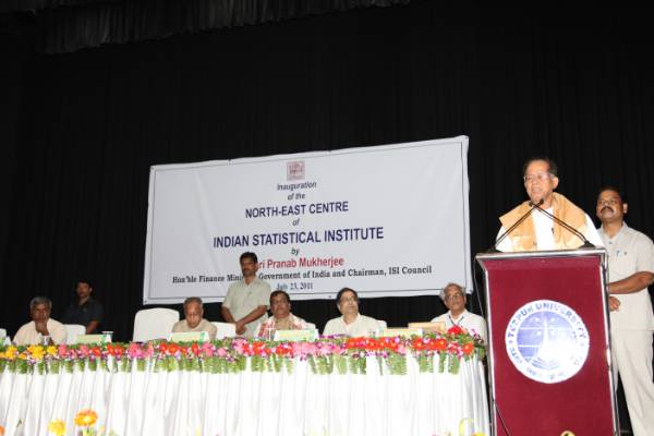 ISI North-East Centre inauguration. Temporary Centre located within Tezpur University campus