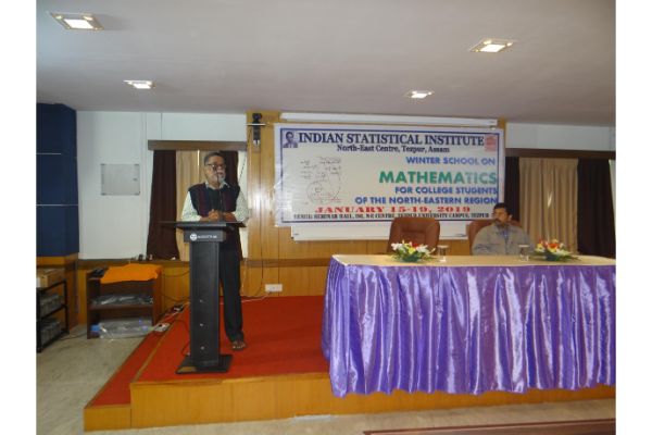 Winter School on Mathematics for College Students of North Eastern States