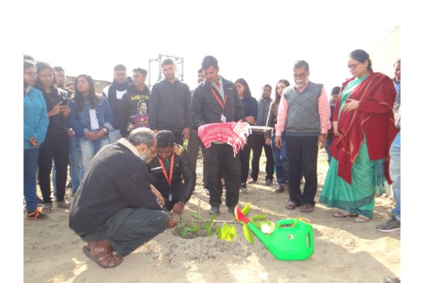Director's visit and plantation drive 