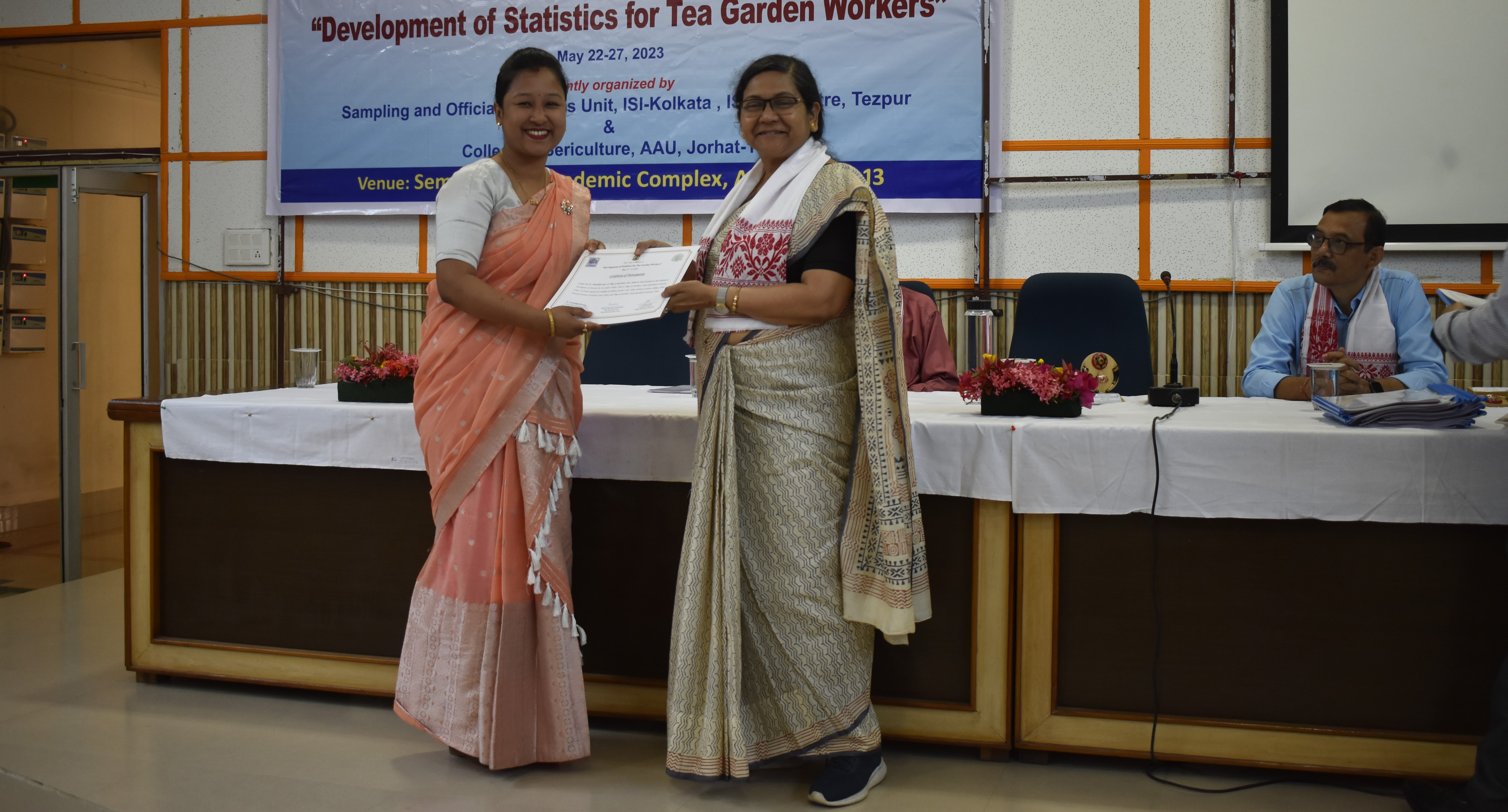 One Week Workshop on Development of Statistics for Tea-Garden Workers at AAU Jorhat