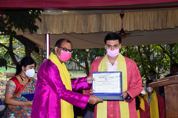 PGDSMA batch of 2020-21 at the 56th Convocation at ISI Kolkata