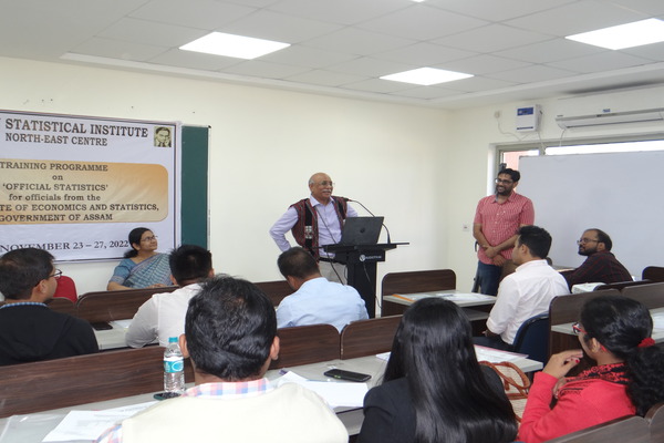 Training Programme on Official Statistics for officials from the Directorate of Economics and Statistics, Govt. of Assam