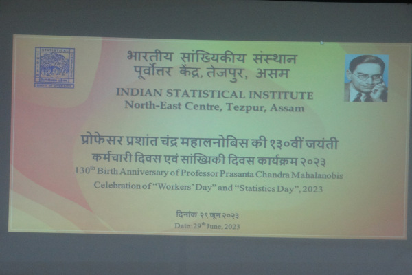 Professor P. C. Mahalanobis 130 <sup>th</sup> Birth Anniversary Celebration 
